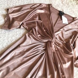 Rose Gold Holiday Party Body-con Dress